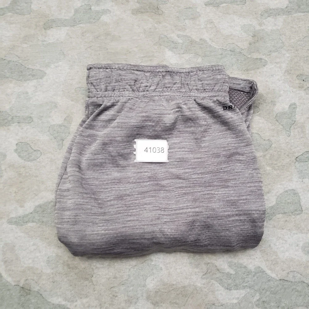 Nike Shorts Mens Large Gray Dri-Fit Drawstring‎ Pockets